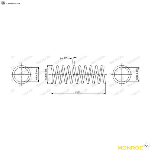 Suspension spring sp0989 for - sp0989,