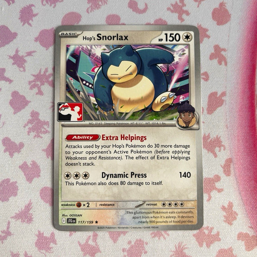 Pokémon tcg hop snorlax - hop's,