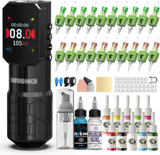 Gun 85Pcs Tattoo Kit Complete