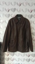 Mens Lakeland Brown Leather Jacket Size 40 , NEW NEVER BEEN WORN Fabulous