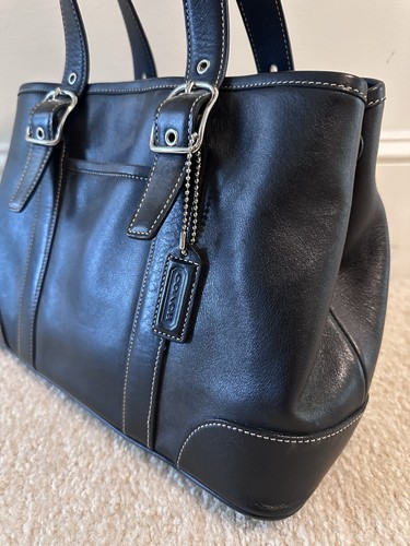 Coach vintage black leather - vintage,