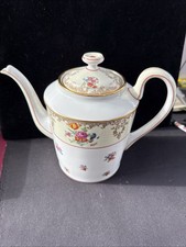 Vintage Hand Painted T&V Limoges France Drop Rose Teapot Chocolate Coffee Pot