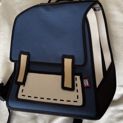 Jump from paper backpack - paper, kids