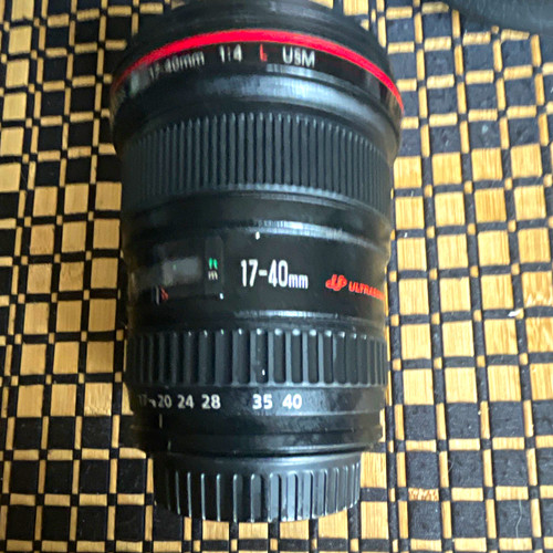 Canon 40mm 4l usm zoom - 17-40mm,
