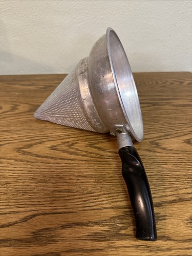 Vintage aluminum potato ricer - potato,