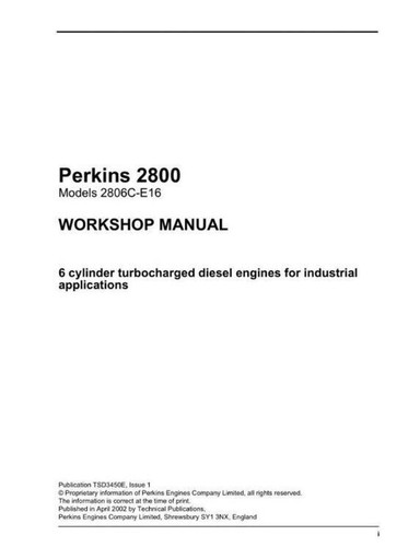 Perkins 2800 series engine - perkins,