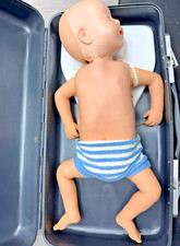 resusci Actronics Baby CPR Training Manikin Case & controller
