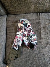BestSounds Skull Guitar Strap - Adjustable Polyester Guitar Strap for Bass, Ele