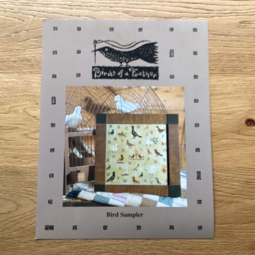 Bird sampler 150x150st cross - sampler, 150x150st.
