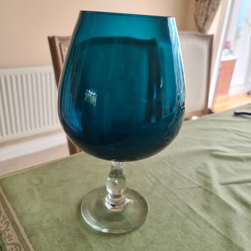 Empoli glass 50s 60s - empoli, turquoise