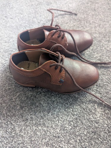 River island boys brown oxford - river,