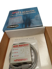 Midiman Mini Macman 1 In 1 Out Macintosh MIDI Interface Boxed Vintage Untested