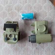 Surefire Helmet Light Tan with LED White / Red IR Light British Army / UKSF