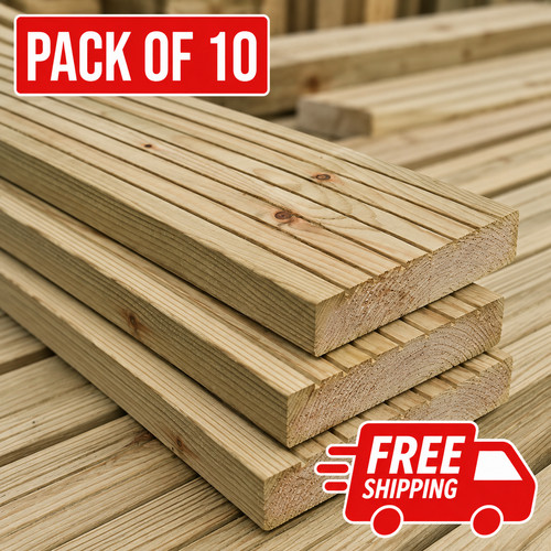 Pressure treated decking - pressure,