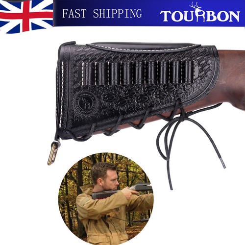 Tourbon leather gun butt - tourbon, stock
