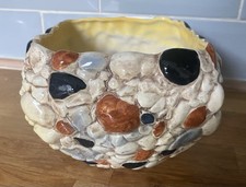 Vintage Retro Sylvac Pebble Plant Pot Planter