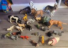 Collection of plastic animal