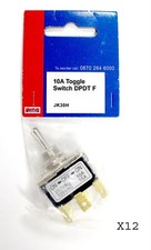 MAPLIN LOT OF 12 10A TOGGLE SWITCHES