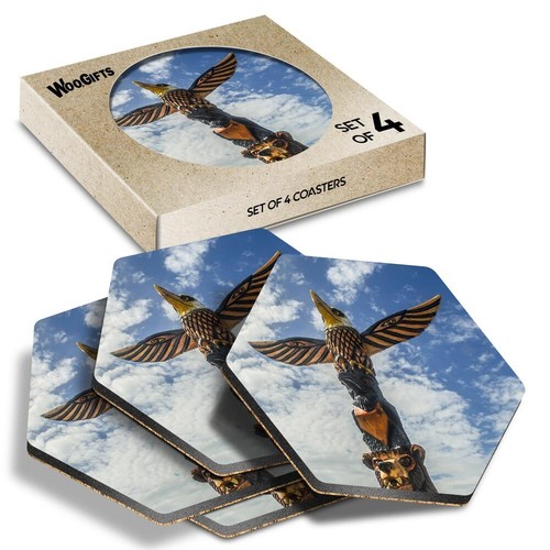 Hexagon mdf coaster - mdf,