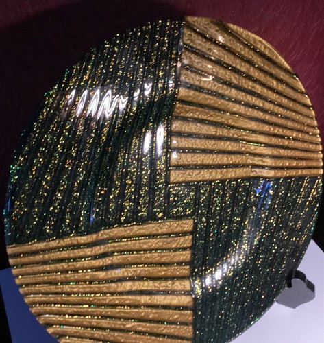 Green and gold - and, display
