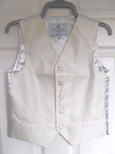 Boys ivory woven paisley - woven,