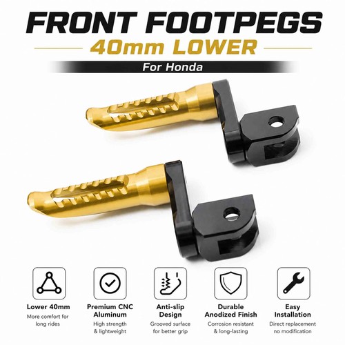 Front rider footpegs - for, honda