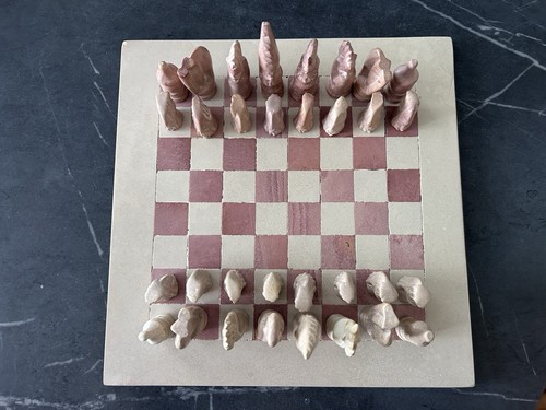 Hand carved stone - hand,