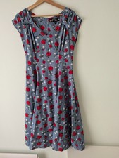 HELL BUNNY VIXEN Blue Red