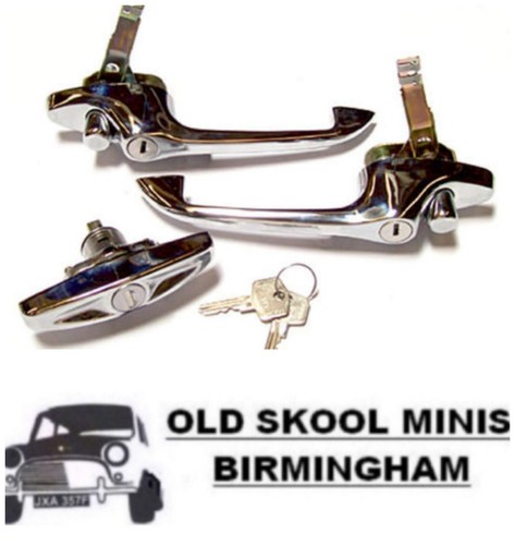 Classic mini chrome door - door, &