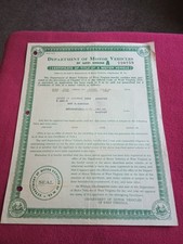 Vintage 1951 Studebak Truck Car Classic Collectible Historical Document Ephemera