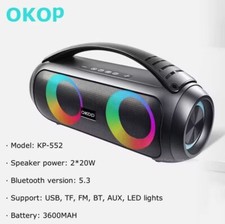 40W Bluetooth Speaker Boom Box