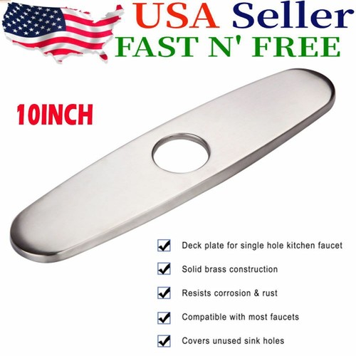 Faucet plate hole tap - hole,