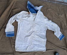 Soviet russian Naval sailor cadet tunic flanka signatures