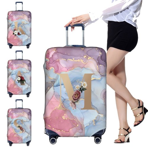 Printed cover fit suitcase - printed,