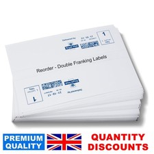 Franking Machine Pitney Bowes Double Labels per Sheet Neopost 150x42mm Quality 