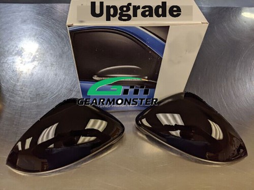 Gloss black wing mirror covers - mirror,