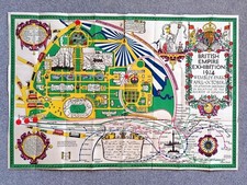 Original 1924 British Empire Exhibition Map (Kennedy North) with Underground Map