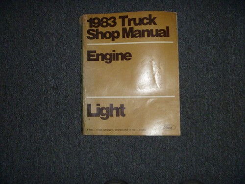 1983 ford e100 - e250, e350