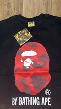 A Bathing Ape Black Red Logo