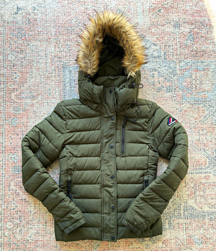 Superdry green hooded - superdry,