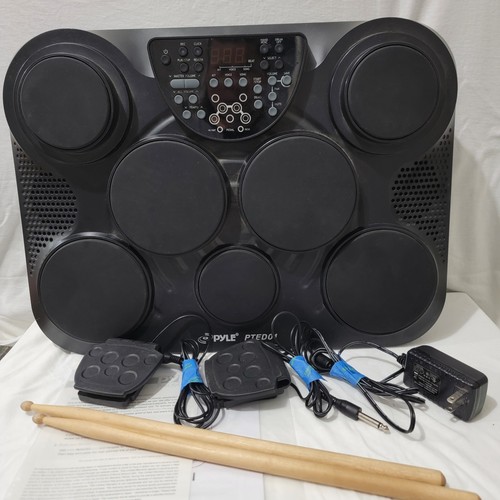Pyle portable tabletop drum - portable,