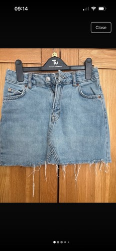 Topshop moto petite denim - petite, mini