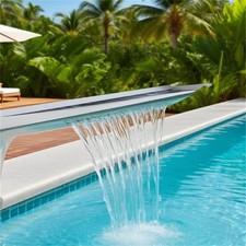 Rectangular Waterfall Pool