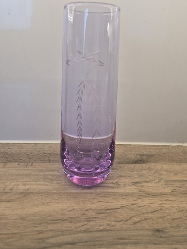 Caithness scotland glass vase - glass,