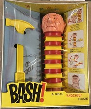 1965 Milton Bradley BASH Near Perfect Never Used NRFB Sealed - Torn Cellophane