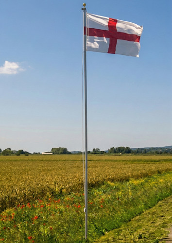 Aluminium flagpole 20ft - 20ft, with
