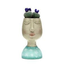 Head planter green - head,