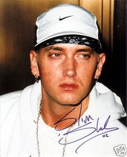 EMINEM AUTOGRAPH SIGNED PHOTO POSTER