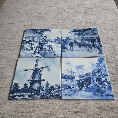 Ceramic tile in hand - tile.,