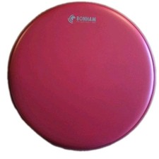 Bonham DRUMHEADS  14 inch SBC  ( Snare Batter Coated )  RED Two Ply  Drum Head